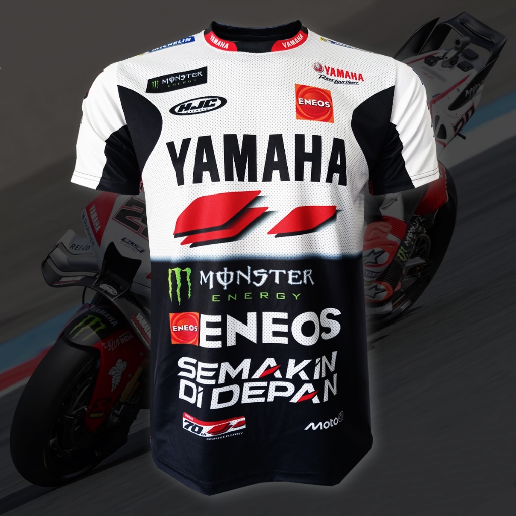 Yamaha Monster 70th Anniversary Moto Gp Round Neck T-Shirt MG0262 ...