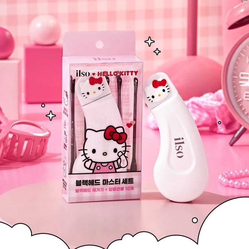 ilso x Hello Kitty Deep Clean Master Blackhead Remover + 10 Pieces Of ...