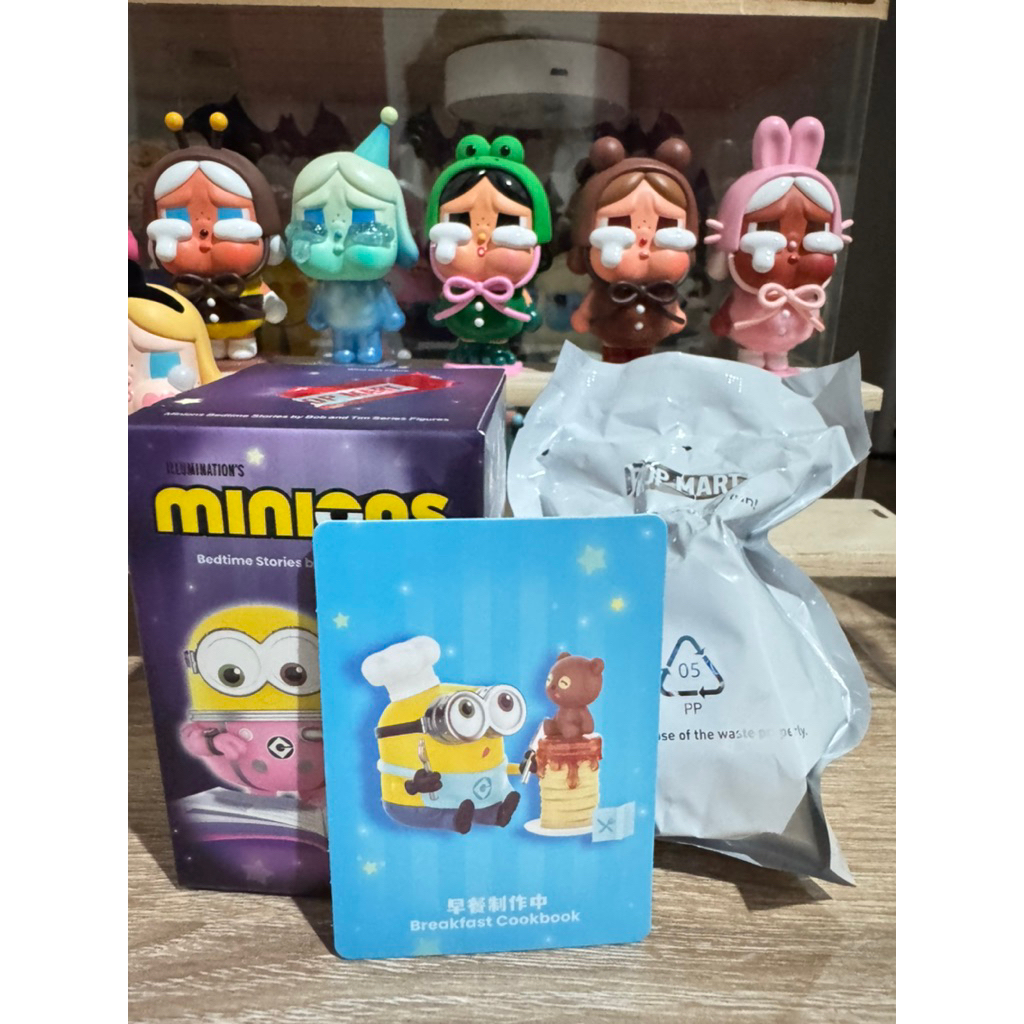 POP MART - Figurine Minions Bob Et Tim Série Bedtime Stories - Collection Jouet Animé - 8-10cm
