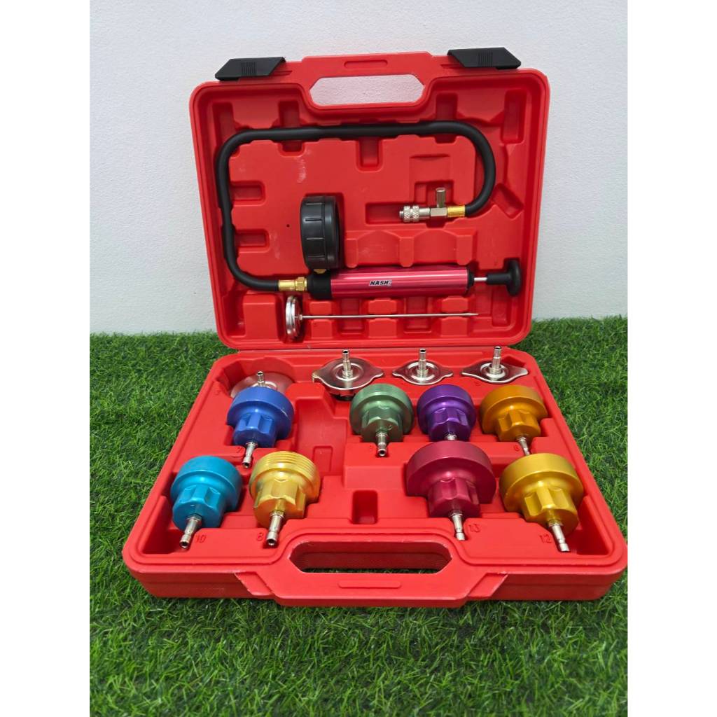 NASHI Radiator Pressure Measurement Gauge 14 Check Set Of Leak Test The ...