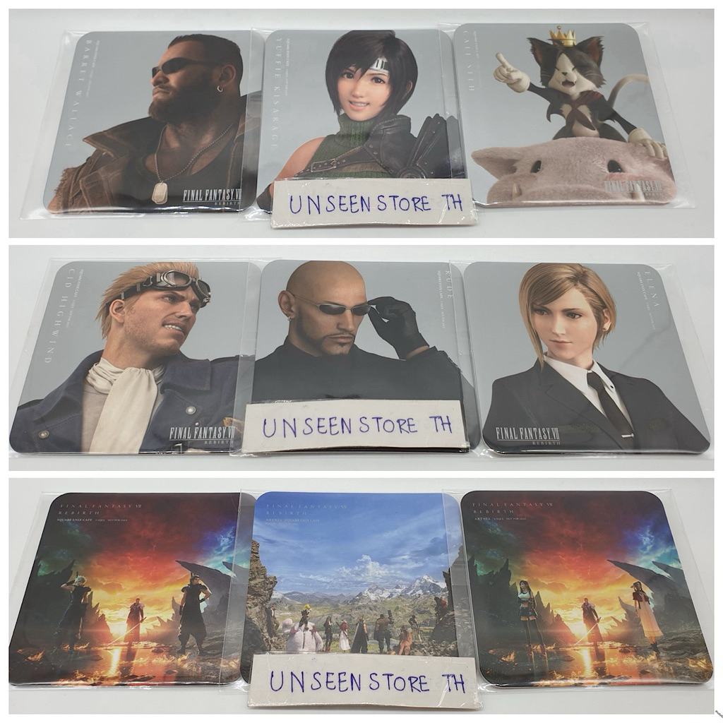 Final Fantasy VII Rebirth paper coasters | Shopee Malaysia