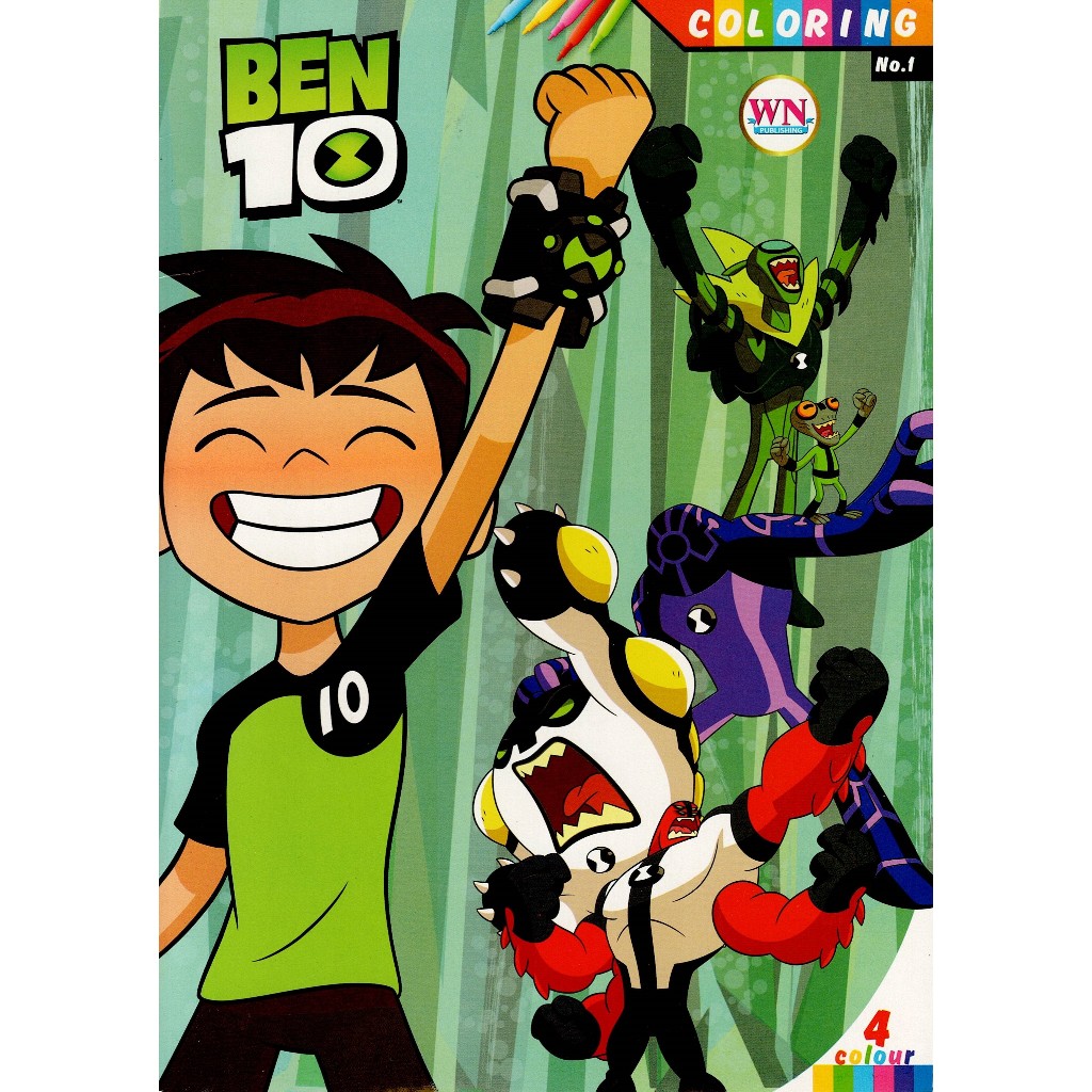 Coloring Book Ben 10 | Shopee Malaysia