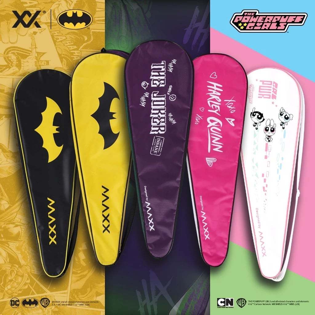 Badminton BAG MAXX COVER BATMAN/JOKER/HARLEY Racket Badminton Bag ...