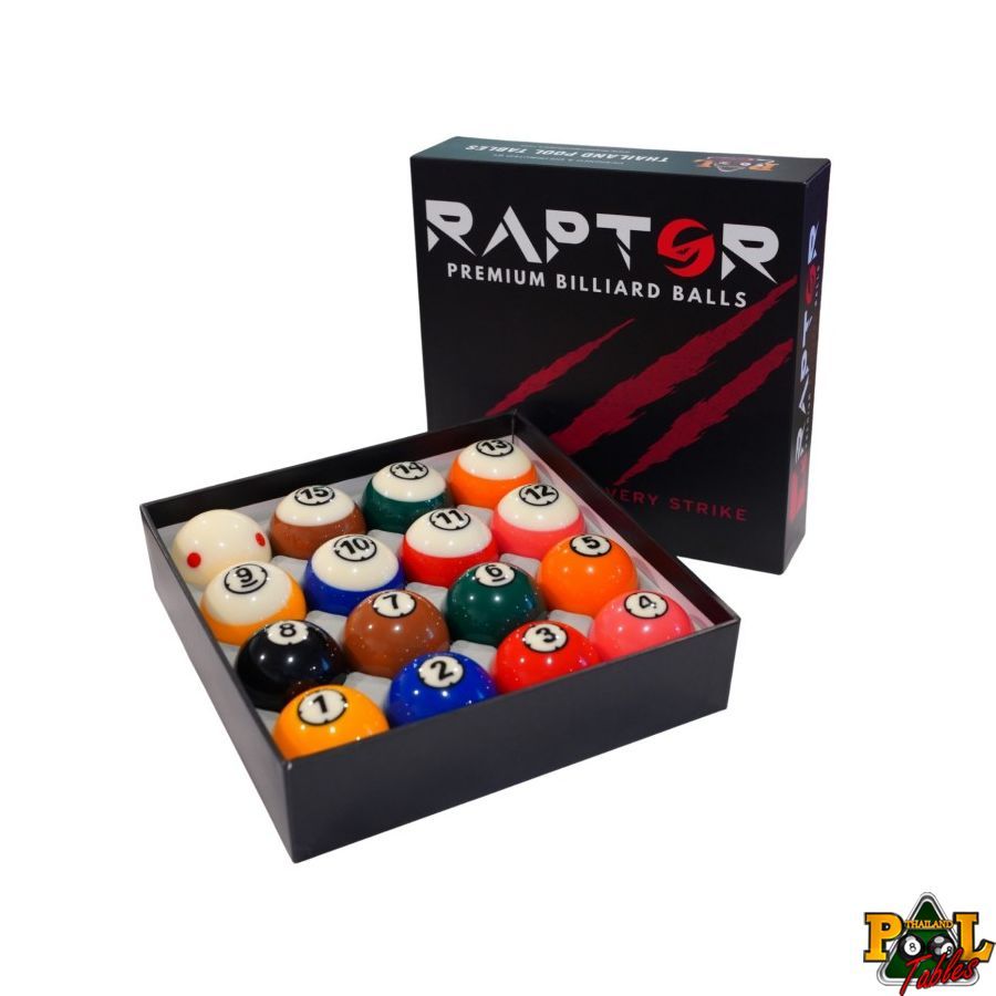 Raptor Set Of 2 1/4 ''Phenolic Material Pool Balls (1 Of 16 Balls ...