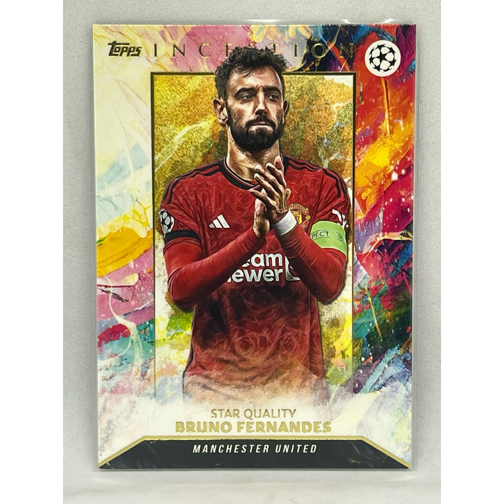 Topps Inception 2023 Football Card-2024 Bruno Fernandes Base | Shopee ...