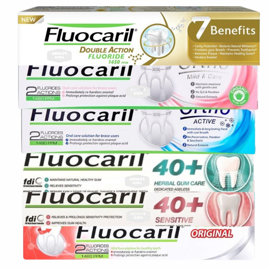 Reduce More Fluocaril Mouthwash Braces Toothpaste (Choose Inner Size ...