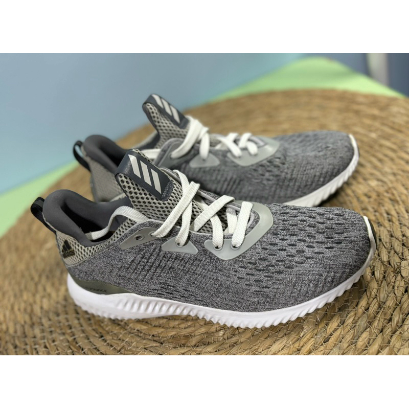 Adidas Alpha Bounce Shoes BW1205 Grey Size 40.5 25.5cm Used Shopee Malaysia