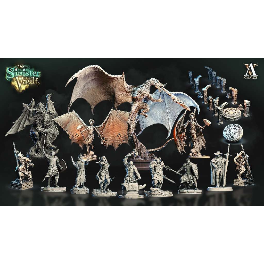 Sinister Vault-Model For DnD miniature [Made to order Parcel Delivery ...