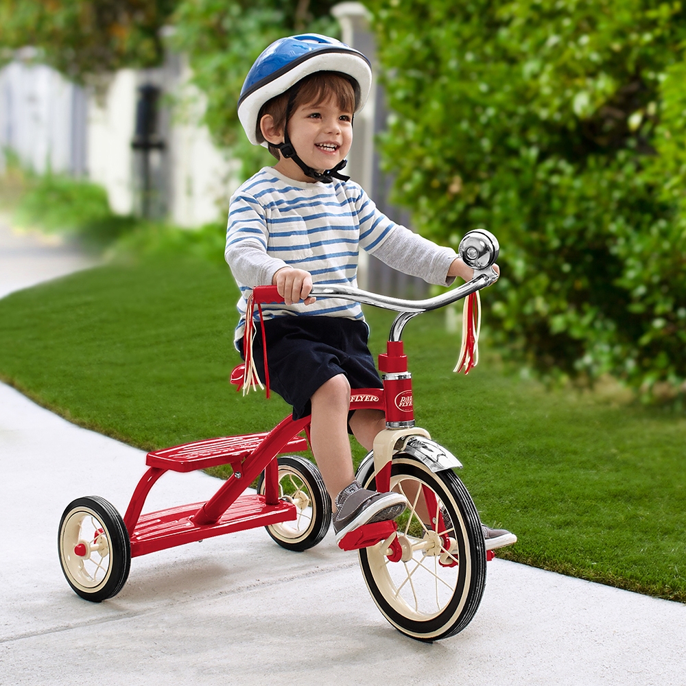 Radio Flyer Classic Red Dual Deck Tricycle | Shopee Malaysia