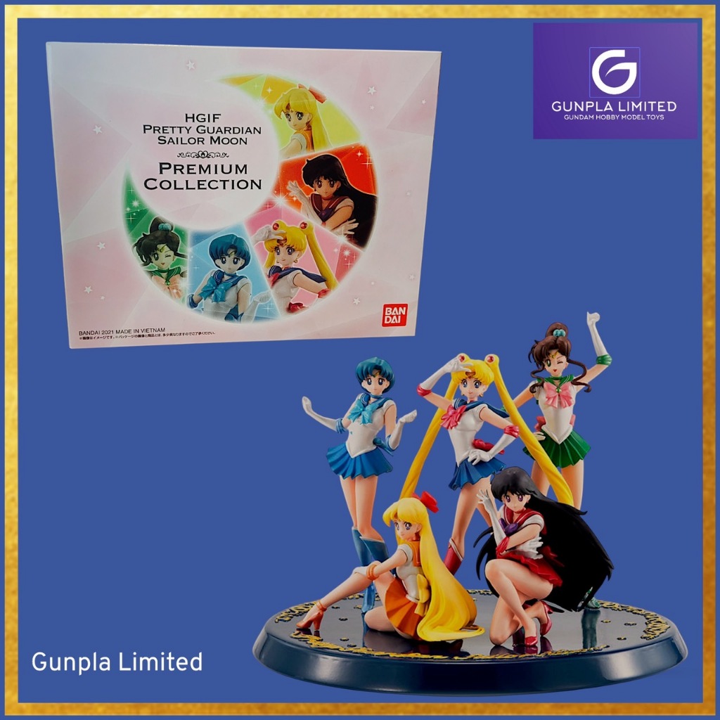 Sailor Moon HGIF Figure Collection – Limited Premium Bandai Set With 7 Figures - View #3