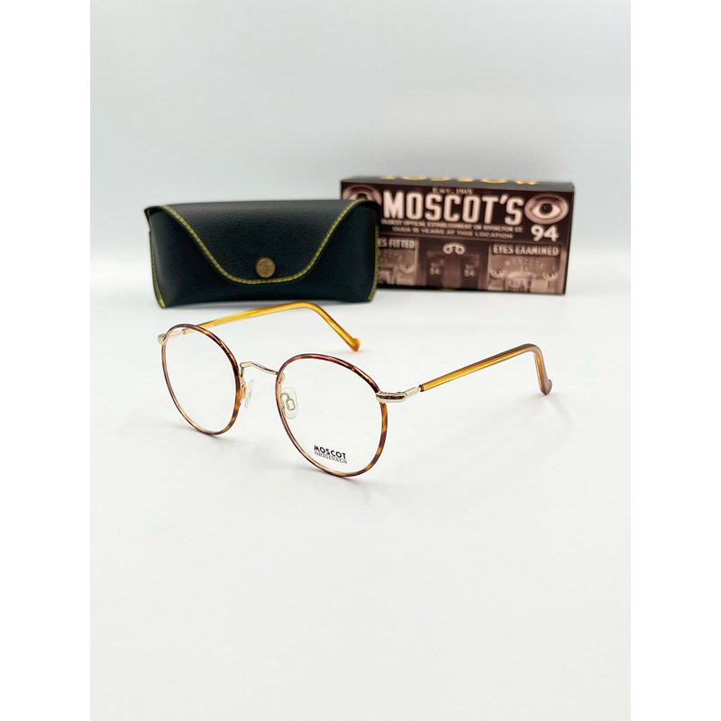 MOSCOT Eyeglasses Frame + Clip-On Model Zev In Blonde Color Old ...