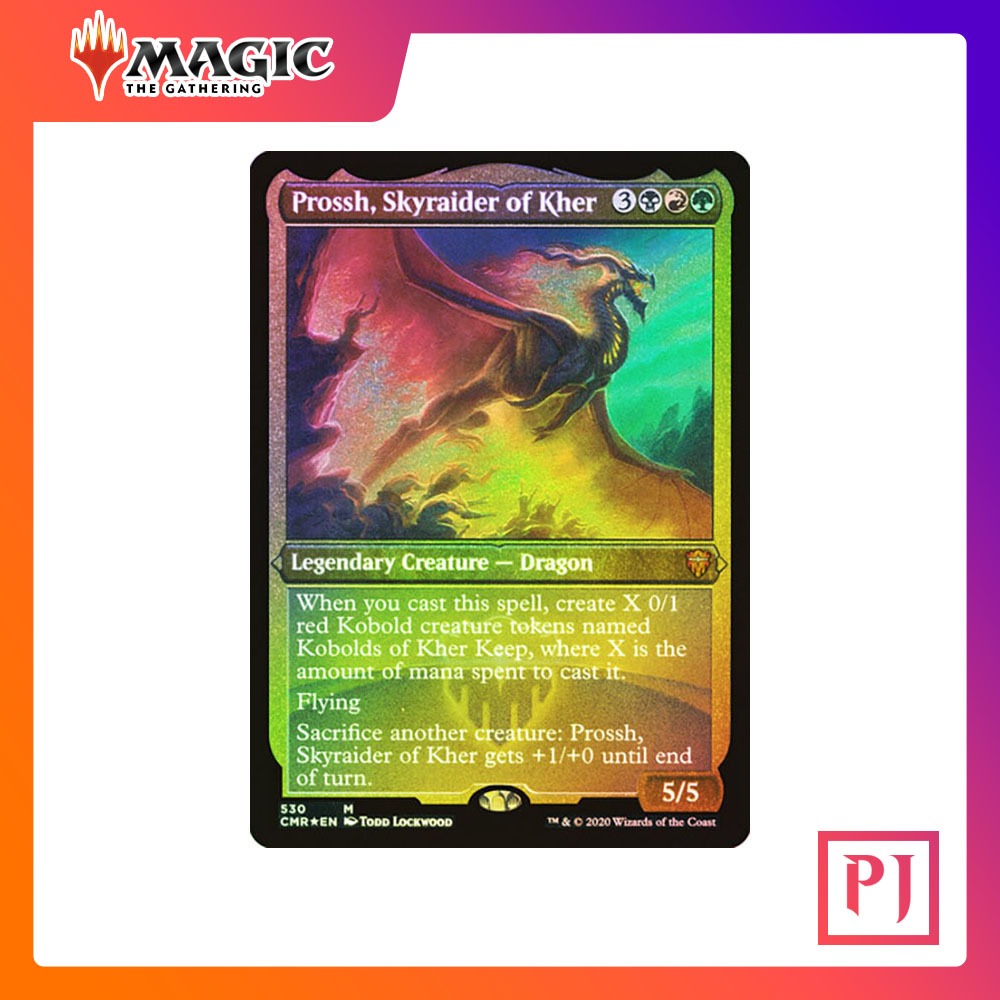 [MTG] Prossh Skyraider of Kher (FOIL Etched) [CMR] [MULTI] [MYTHIC ...