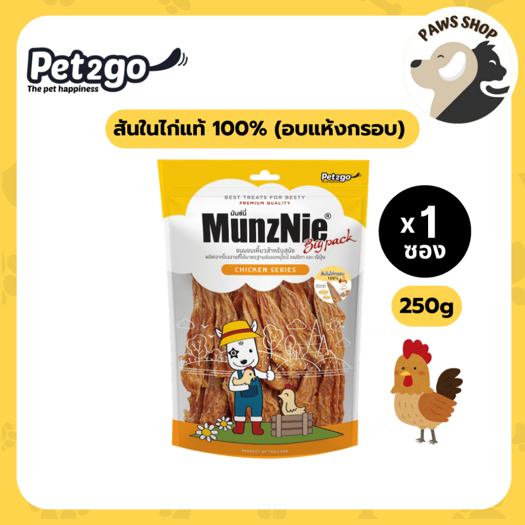 MUNZNIE (Bigpack) Real Chicken Fillet 1 (Dried Crispy) 250g | Shopee ...