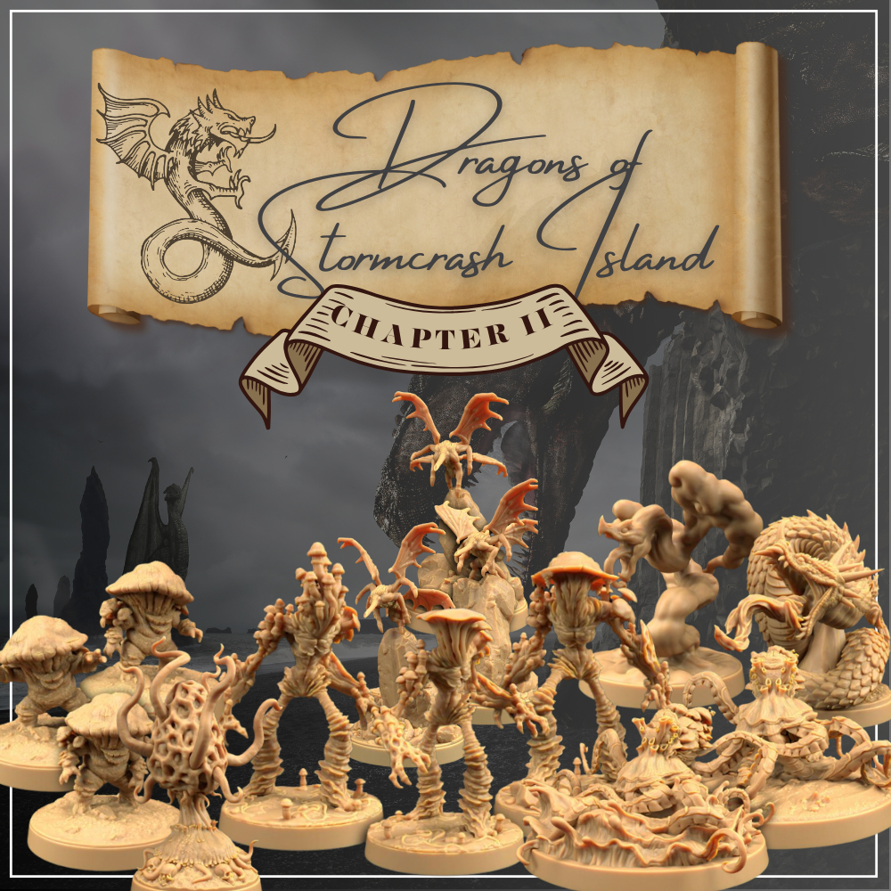 Dragons of Stormcrash Island Chapter 2-Model For DnD miniature [Made to ...