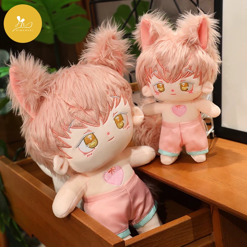 HIMAWARI Stuffed Cotton Doll Soft Toy 25cm Cute Fox Plush Birthday Gift Shopee Malaysia