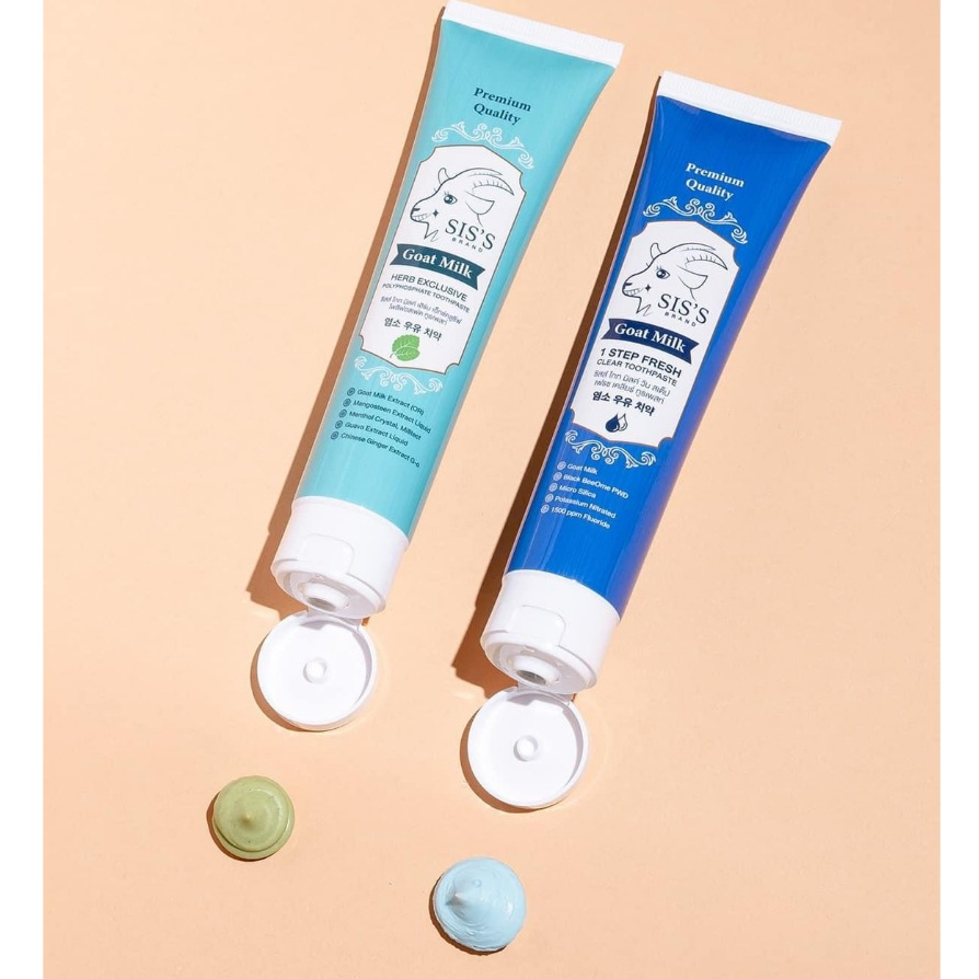 Fluoride System Toothpaste (Goat Milk Toothpaste) Available In 2 ...