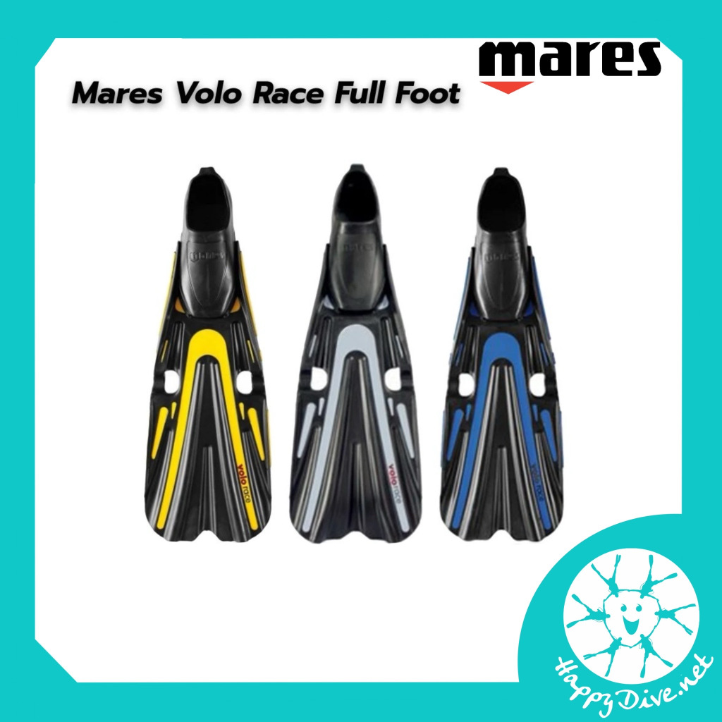 Palmes De Plongée Mares Volo Race - Légères, Performantes - Technologie OPB & Channel Thrust - Pour Nage Et Apnée