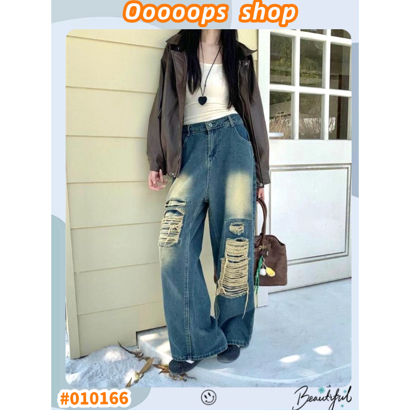 Hot Girl Ripped Jeans Women