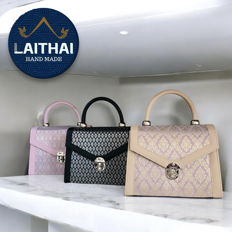 Thai Cloth Bag Queue Shape Around Paip Silk | Shopee Malaysia