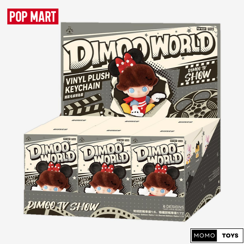 Lift The Box (6 Pieces) Fashion Code Popmart Dimoo WORLD × DISNEY ...