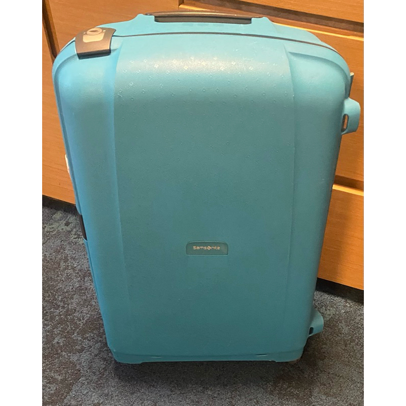 SAMSONITE Trolley Luggage 28 Inch Waterproof Lock Second Hand Condition 90 Independent Wheels 4 Blue Very New Light Weight