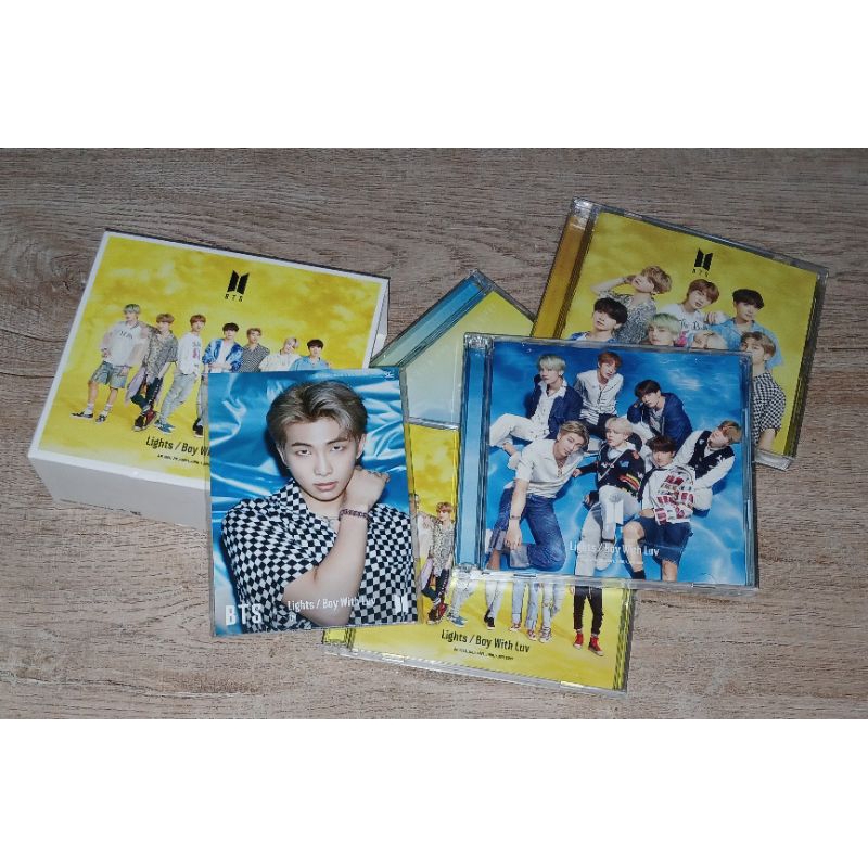 BTS CD DVD 4 + 2 Single Lights/Boy With Luv Japan Limited Edition ...