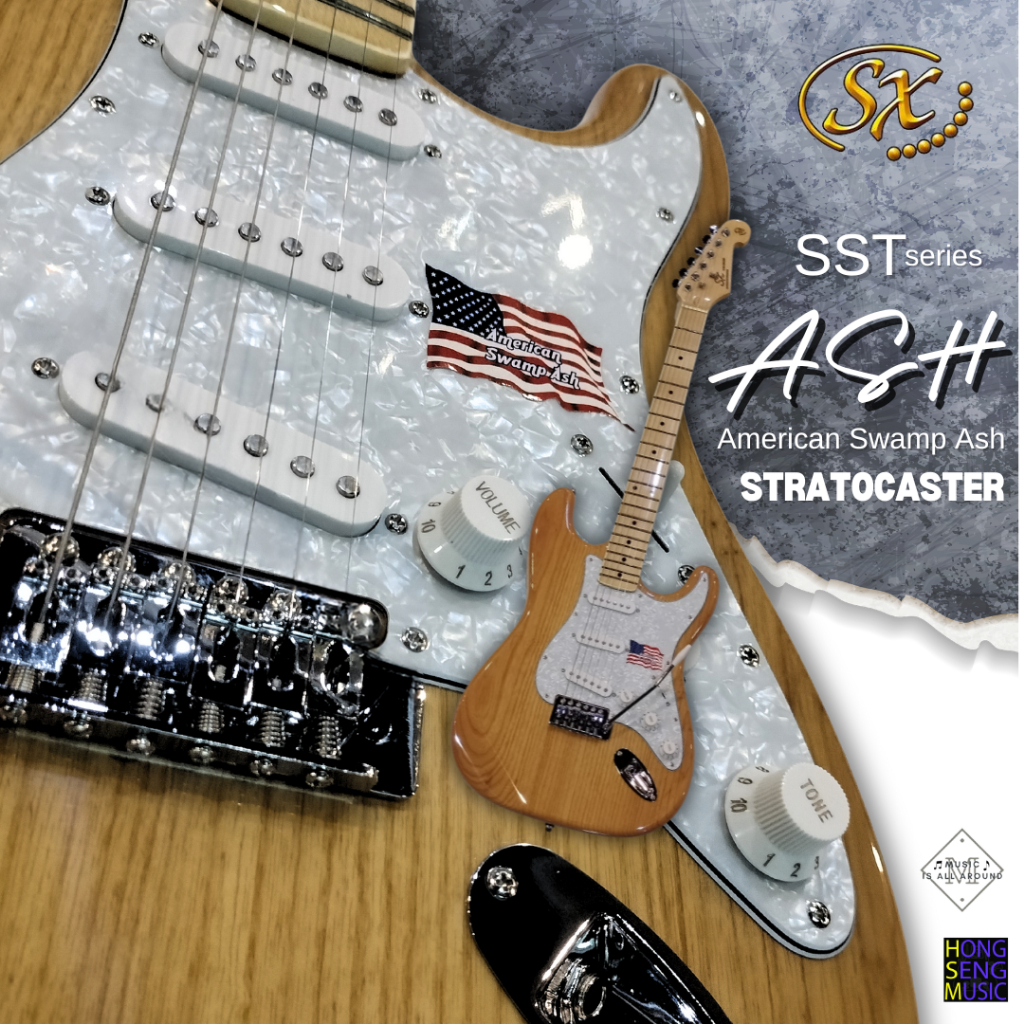 SX American Swamp ASH Electric Guitar stratocaster Style SST / | Shopee ...