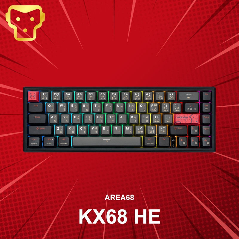 Keyboard SARU AREA68 KX68 HE (Thai Language) 1 Year Warranty | Shopee ...
