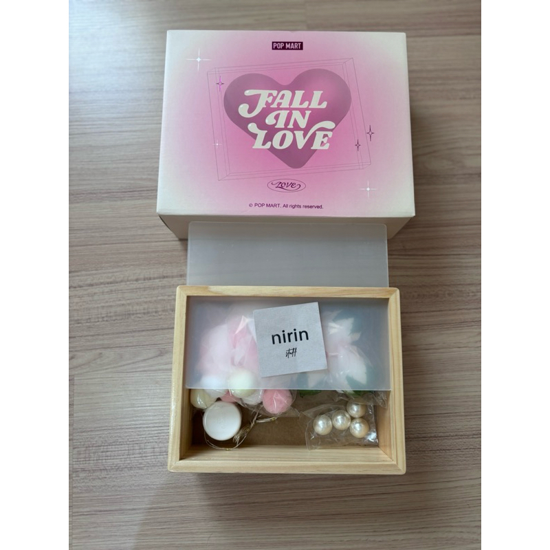 Popmart Wooden Box Fall in love With Prop Inside For Us To Arrange ...