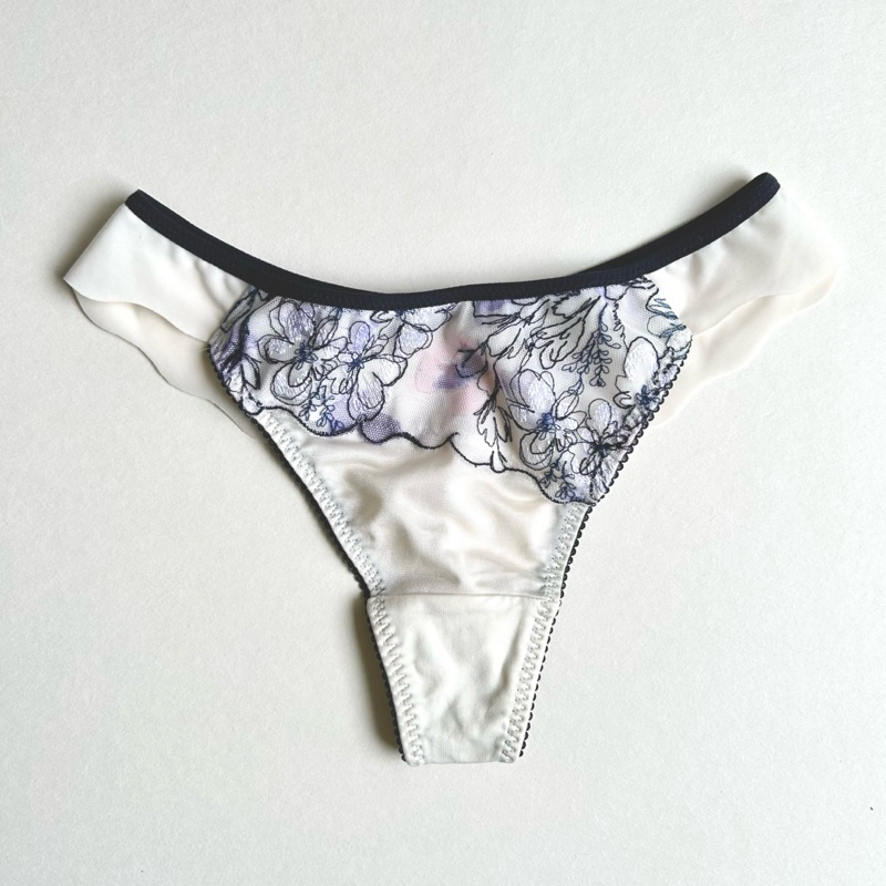 G-String Underwear nylon Fabric Seamless Back Waist 24-26 New Cut Off ...