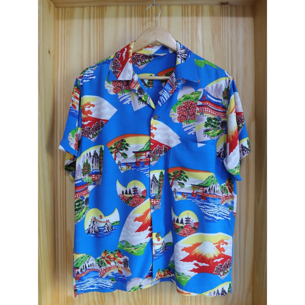 Hawaiian Blouse ALOHA MADE IN CALIFORNIA (M) | Shopee Malaysia