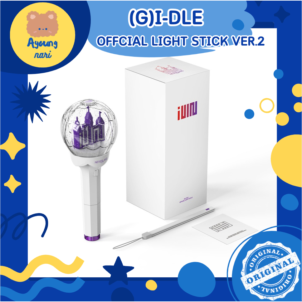 Illit Lightstick G)I-DLE - OFFICIAL LIGHT STICK Ver.2 - B2B Kpop