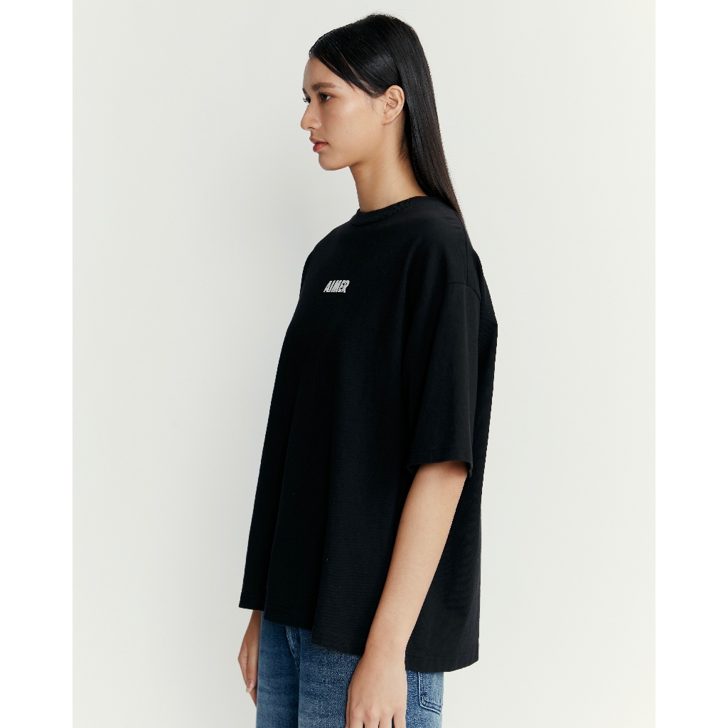 AIMER-Mini Logo T-shirt in Black | Shopee Malaysia
