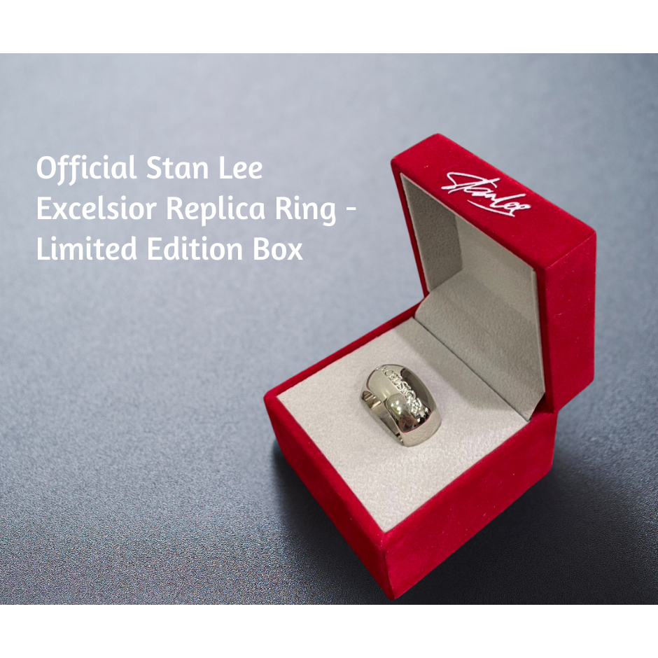 Official Stan Lee Excelsior Replica Ring-Limited Edition Box-Stanley ...