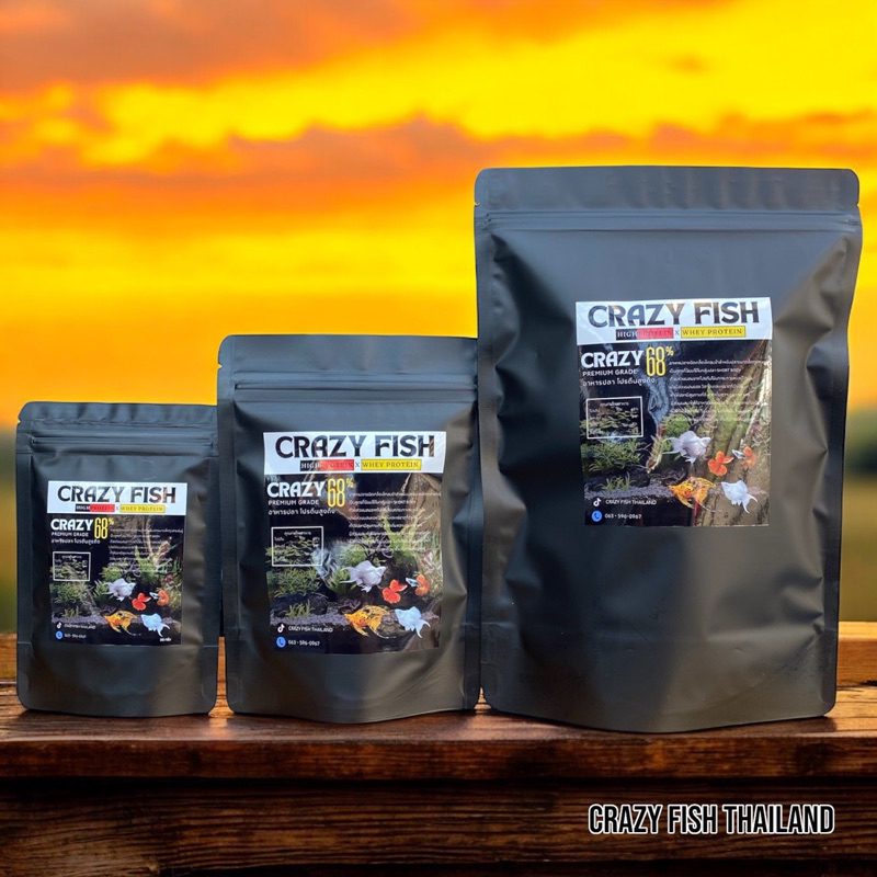Crazyfish High Quality Fish Food Protein All Kinds Of Small Balloon And ...