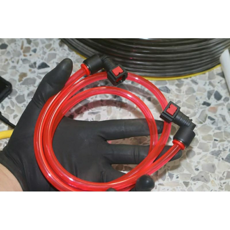 Pink Injector Oil Line Bent Head + Each Good Pressure Resistance Large ...