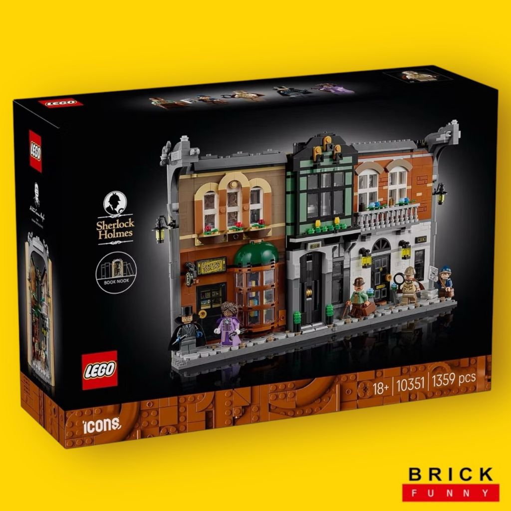 Lego icons 10351 Sherlock Holmes: Book Nook 1 New Stock Arrived ...