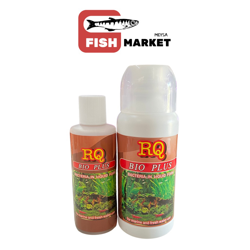 RQ BIO PLUS-Biodegradable Bacteria Waste Aquarium Food Make Water Clear ...