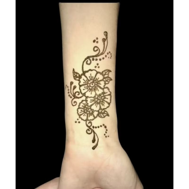 henna body paint Color natural Hina colour heena temporary tattoo ...