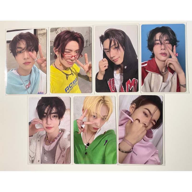 (B) ENHYPEN Album Card Jeemon Won Hisung Jay Jaket Sunghun Zonu Nikki ...