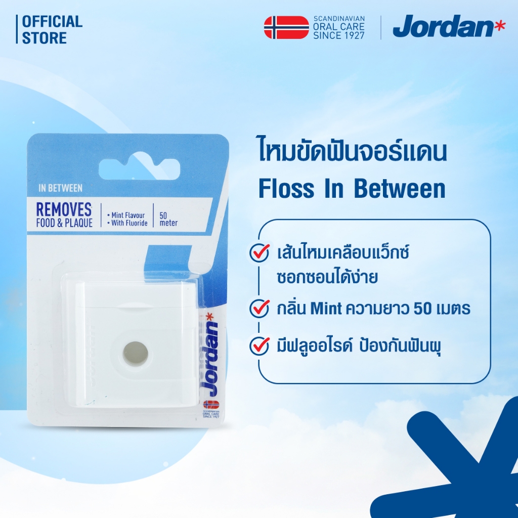 Jordan Dental Floss In Btewen (Expired 30 Jan 2025) | Shopee Malaysia