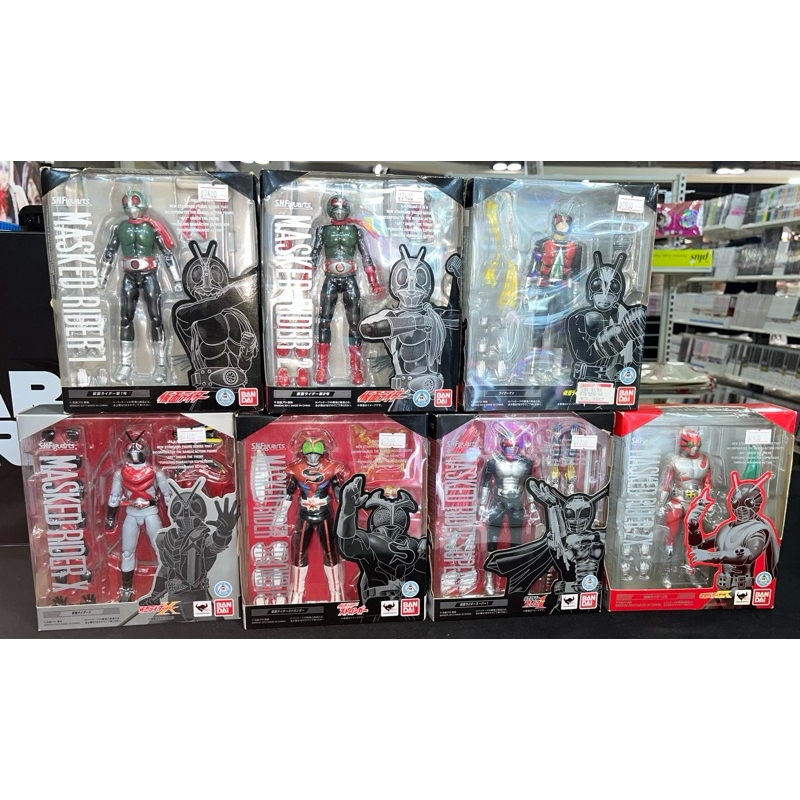 s.h.figuarts masked Rider Version 1.0/V1 V2 Man X Stronger Super one ...