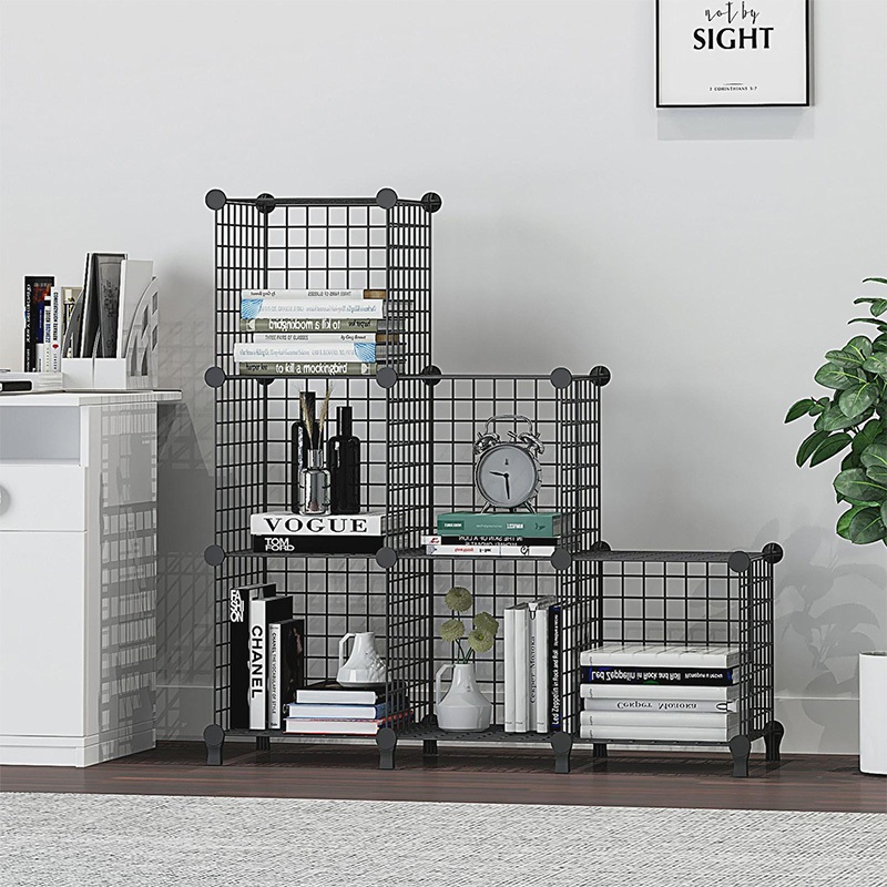 Iron Grid Plate Multi-Purpose Shelf DIY Made Shelves In Clothes Cabinet ...