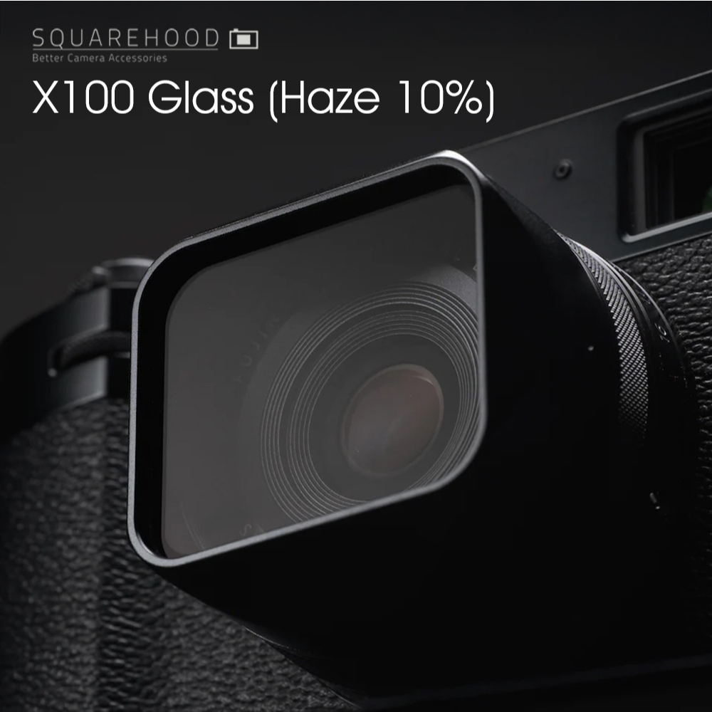 Squarehood X100 Glass Haze Lens Hood Fuji X100VI X100 series | Shopee ...
