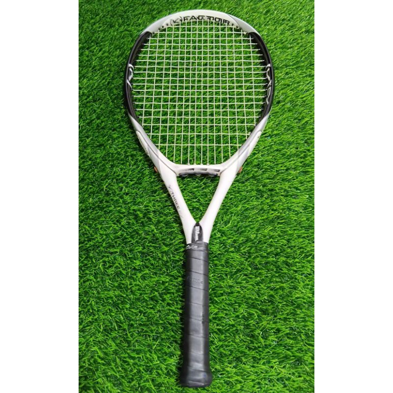 Used Tennis Racket WILSON [K] FACTOR Three FX Perfect Condition ...