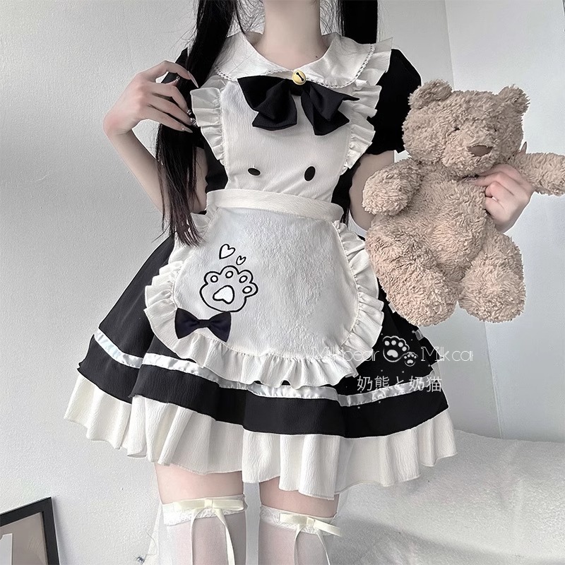 open lace back dress Maid To Flirt Faux Leather Skater Dress