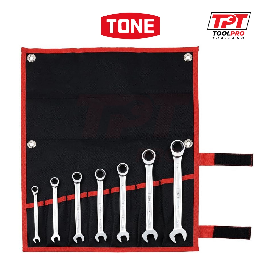 TONE Free Combination Wrench Set 7pcs Ratchet Spanner (RM700) | Shopee ...