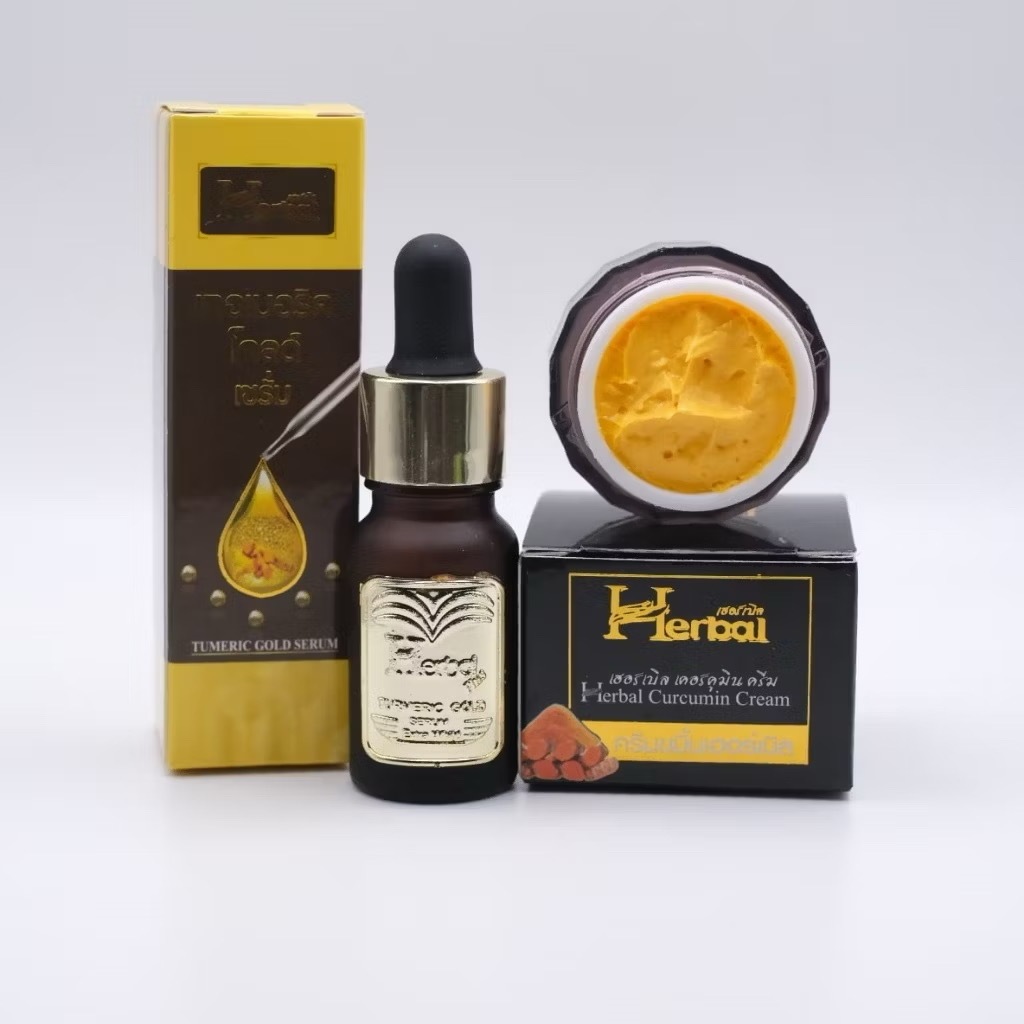 Turmeric Cream Herbal 5 g Serum 12 ml. | Option Options Optional ...