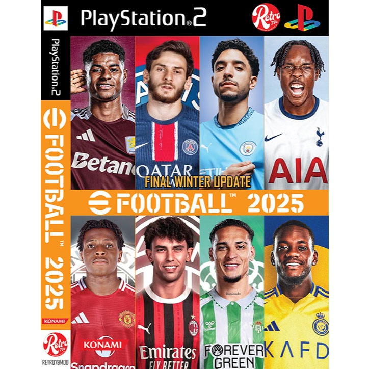 PS2 E football Game Disc 2025-Final Winter Season UPDATE-PES 2025 ...