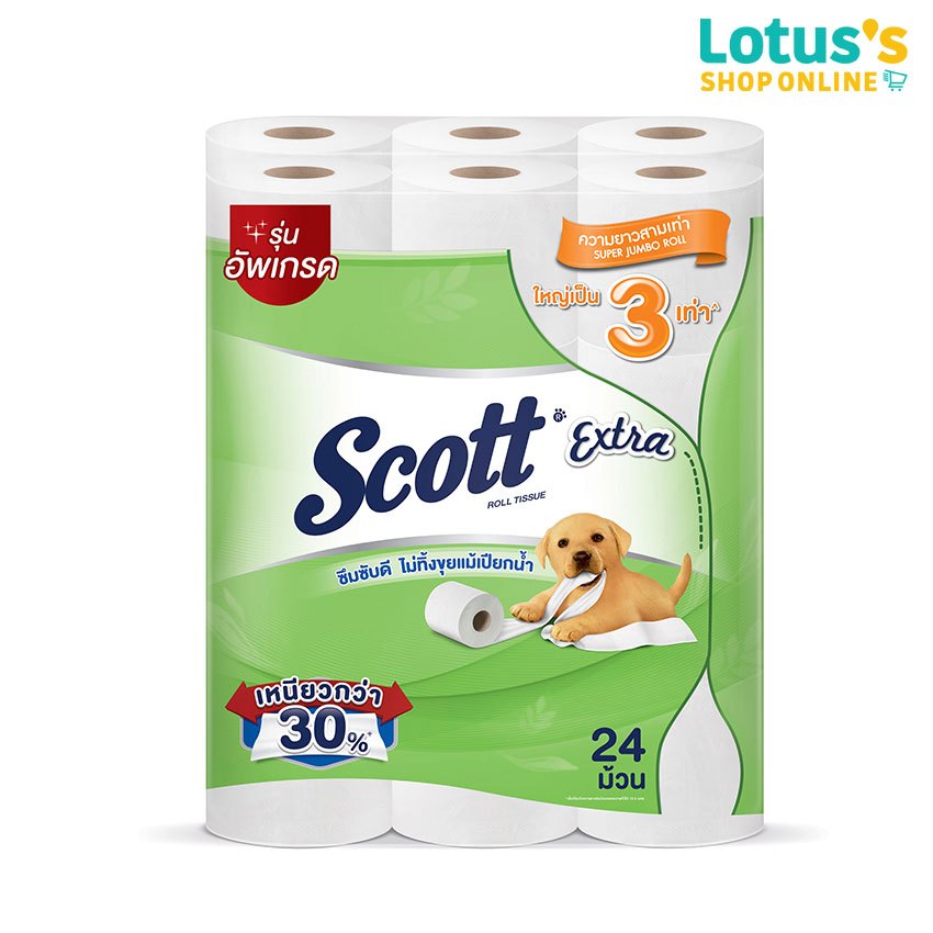 SCOTT Tissue Paper EXTRA SUPER JUMBO 24 ROLLS 24 | Shopee Malaysia